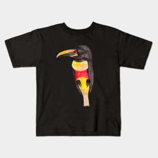 Colorful tropical toucan bird Kids T-Shirt